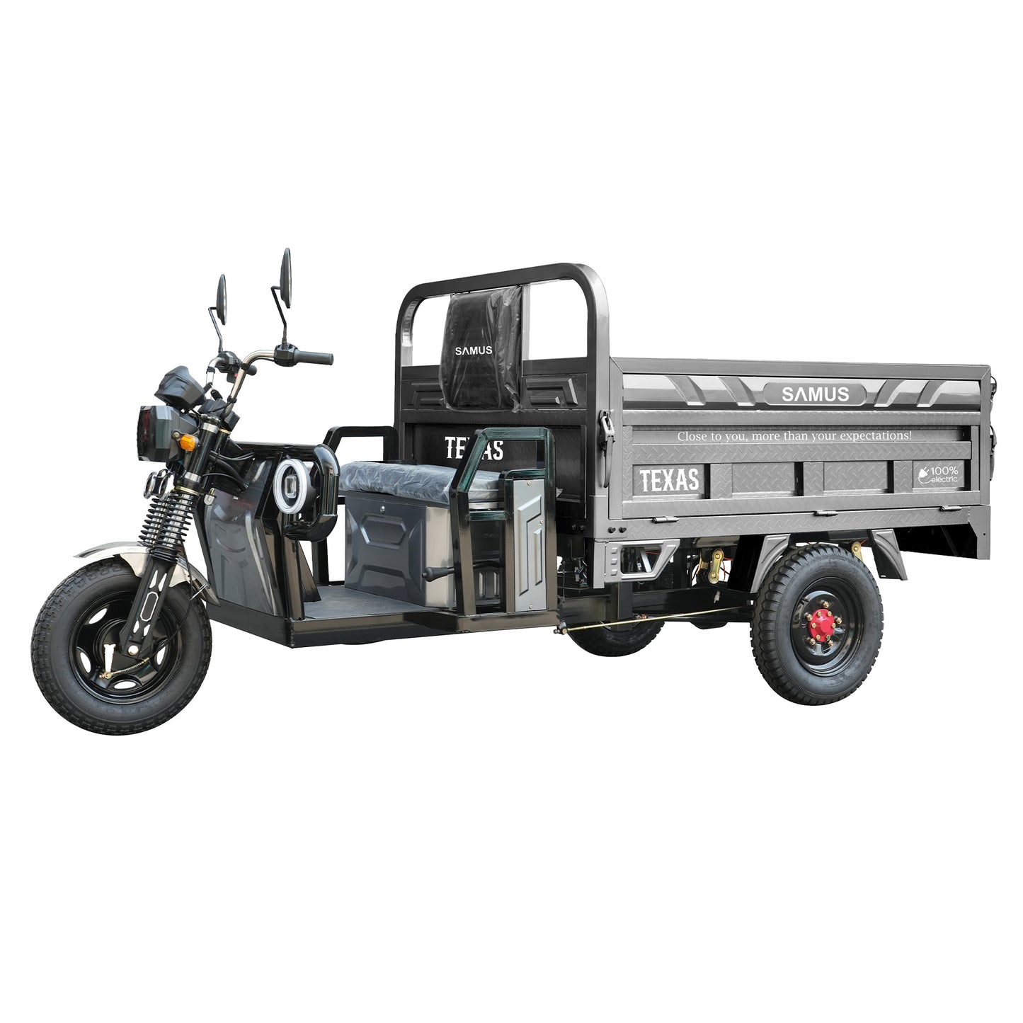 Triciclu electric cargo Samus Texas-25-1.7-72V58 Silver