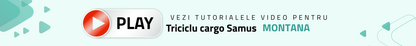Triciclu electric cargo Samus Montana-25-1.3-72V32-Red-Dark Silver