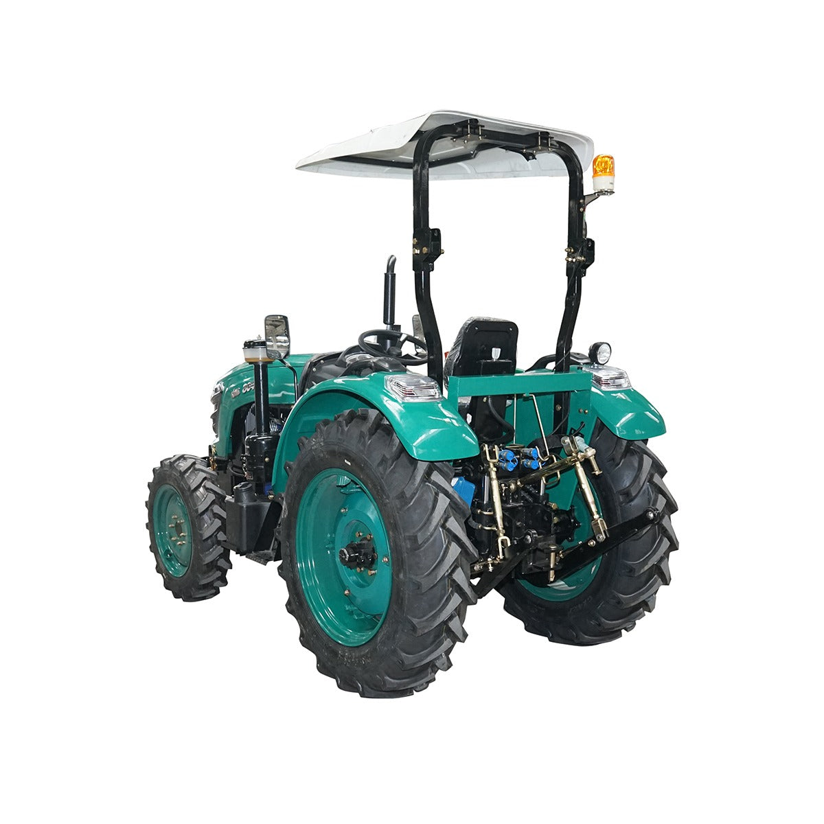 Tractor 80CP 4×4, verde cu semicabina seria 804