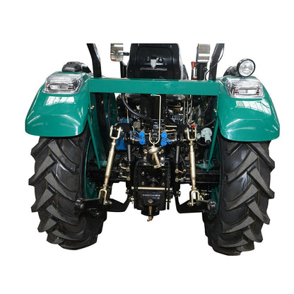 Tractor 80CP 4×4, verde cu semicabina seria 804