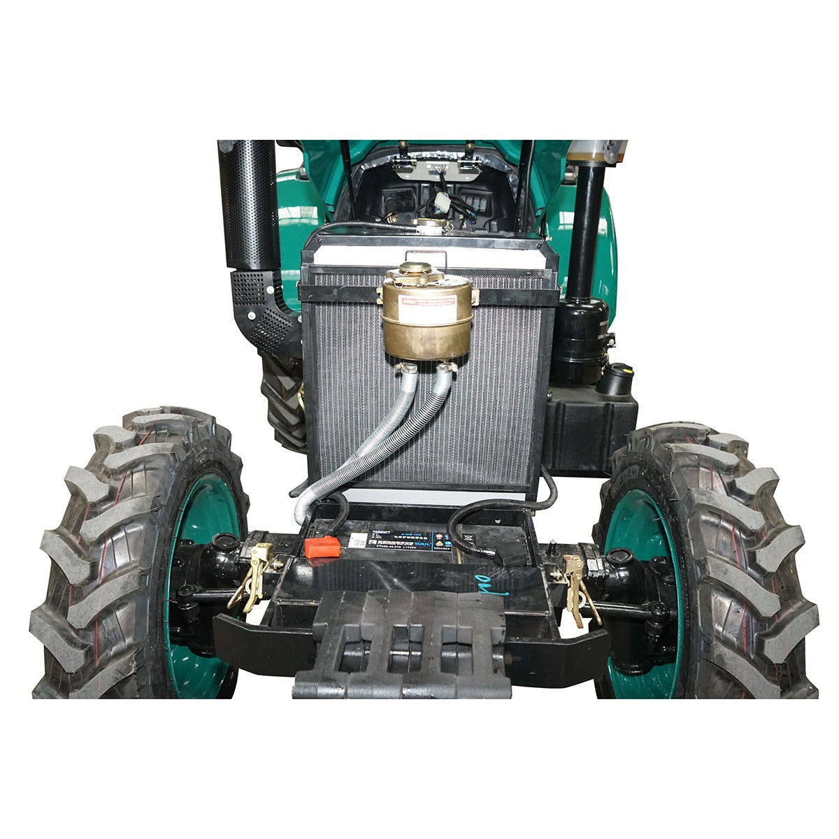 Tractor 80CP 4×4, verde cu semicabina seria 804