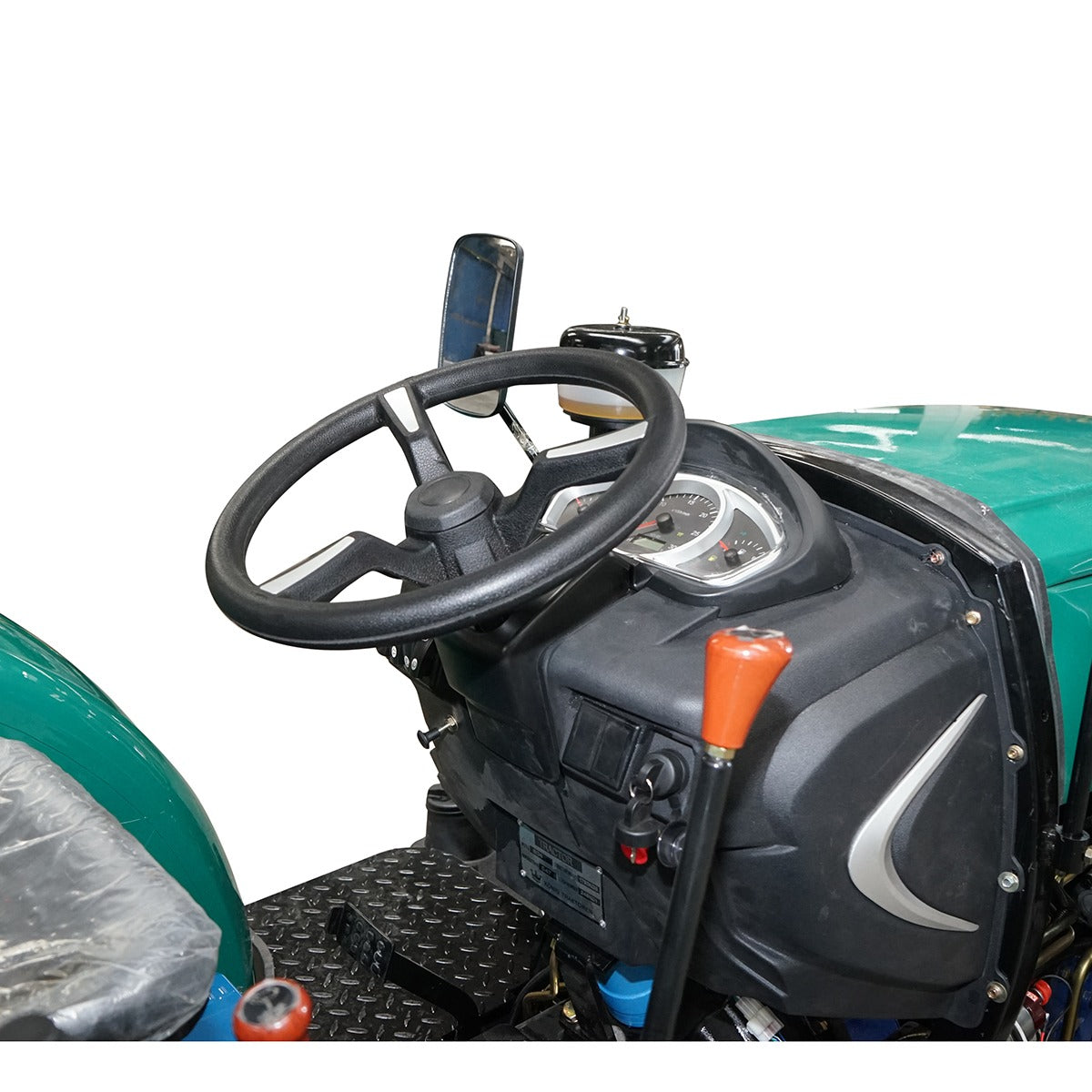 Tractor 80CP 4×4, verde cu semicabina seria 804