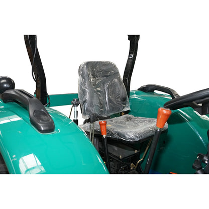 Tractor 80CP 4×4, verde cu semicabina seria 804