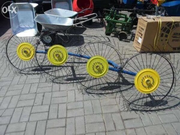 Grebla 4 sori pentru motocultor