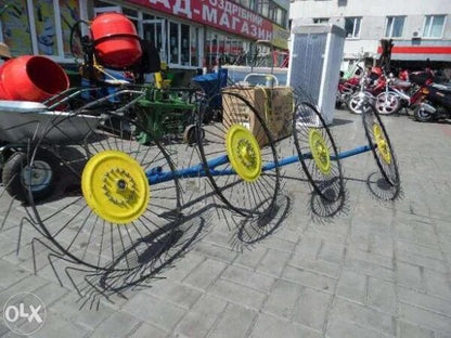 Grebla 4 sori pentru motocultor