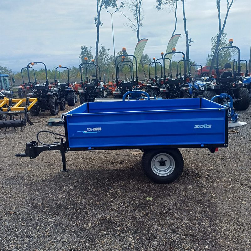 Remorcă agricolă, basculabilă hidraulic, 2T CIV inclus - imagine 3