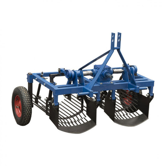 Masina de scos/recoltat cartofi pe 2 randuri dupa tractor