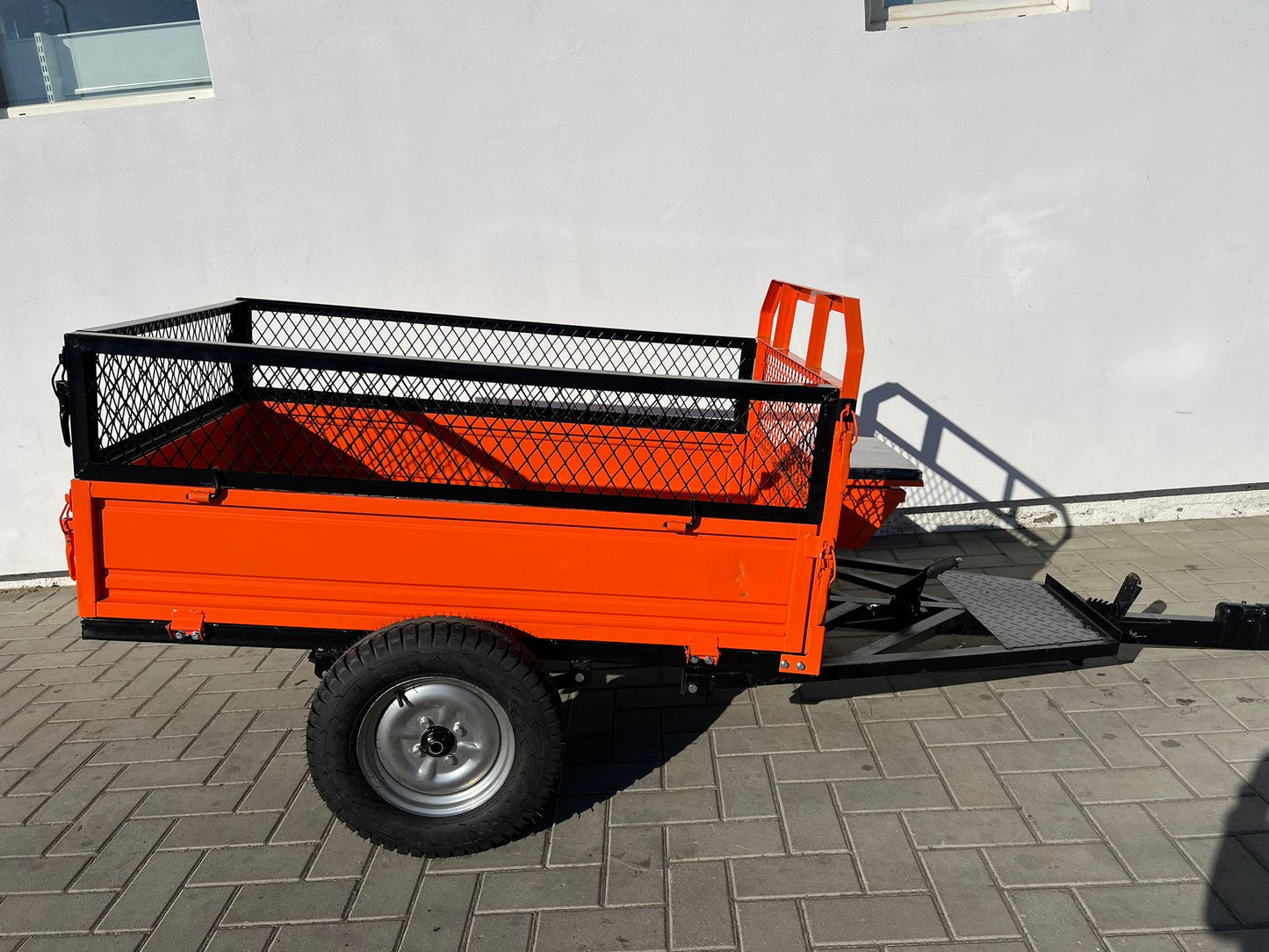 Remorcă basculabilă pt motosape si motocultoare 750 Kg - imagine 3