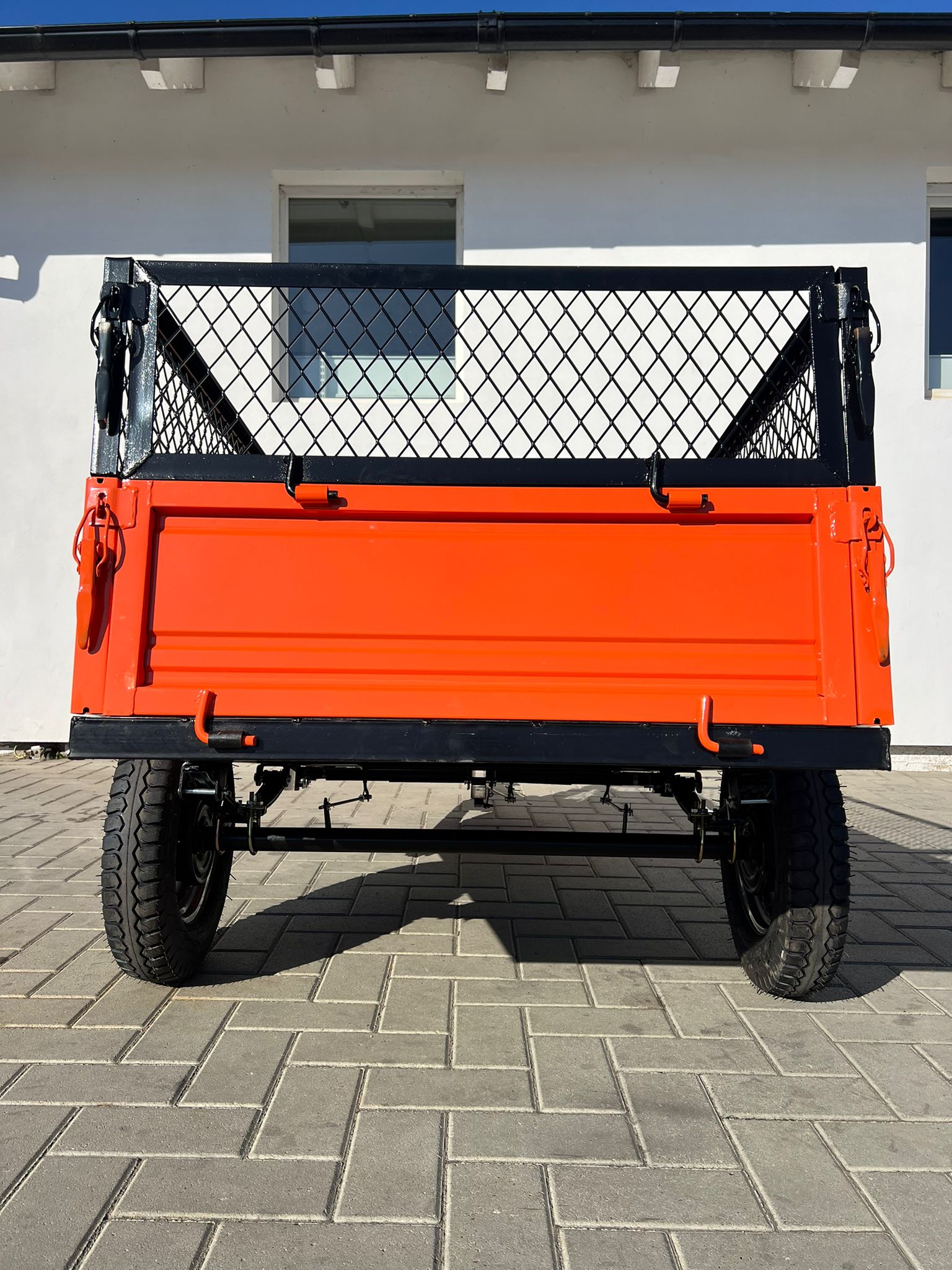 Remorcă basculabilă pt motosape si motocultoare 750 Kg - imagine 4