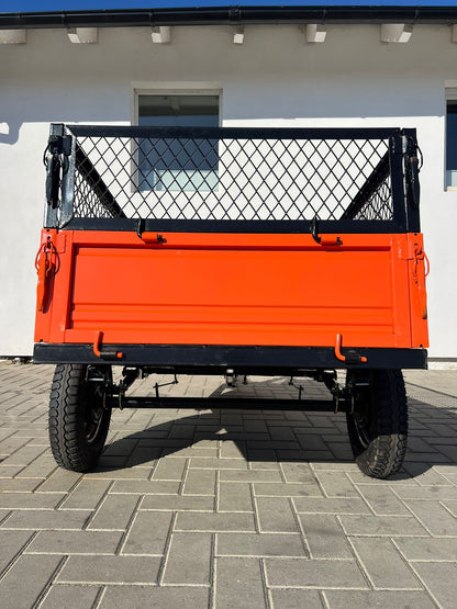 Remorcă basculabilă pt motosape si motocultoare 750 Kg - imagine 4