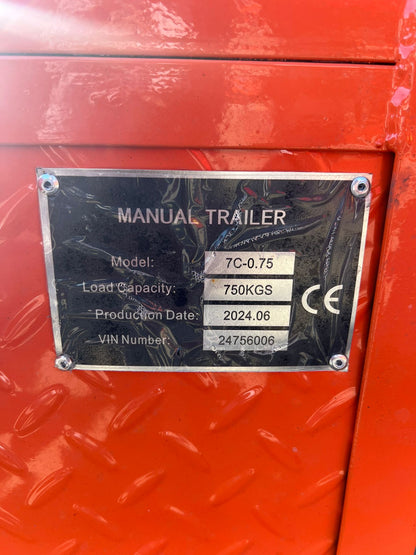 Remorcă basculabilă pt motosape si motocultoare 750 Kg - imagine 10
