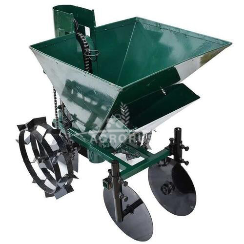 Masina plantat cartofi cu fertilizator, pentru motocultor