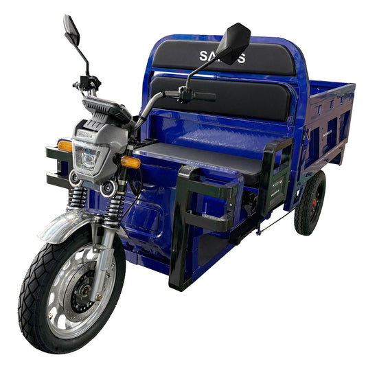 Triciclu electric cargo Samus Houston-45-1.5-72V45 Blue