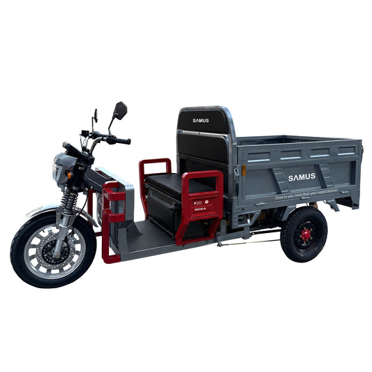 Triciclu electric cargo Samus Houston-45-1.5-72V45 Silver